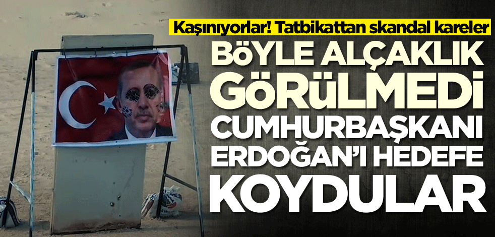 Darbeci Hafter'den tatbikatta skandal! Başkan Erdoğan'ı hedefe koydular