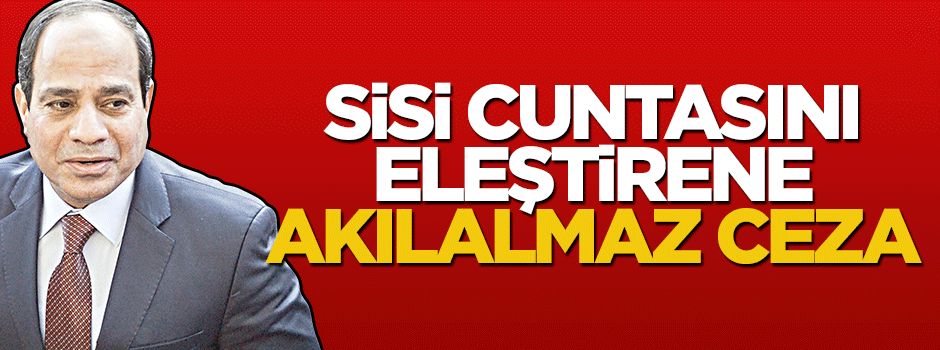 Darbeci Sisi'yi eleştiren programa 6 buçuk milyon dolar ceza