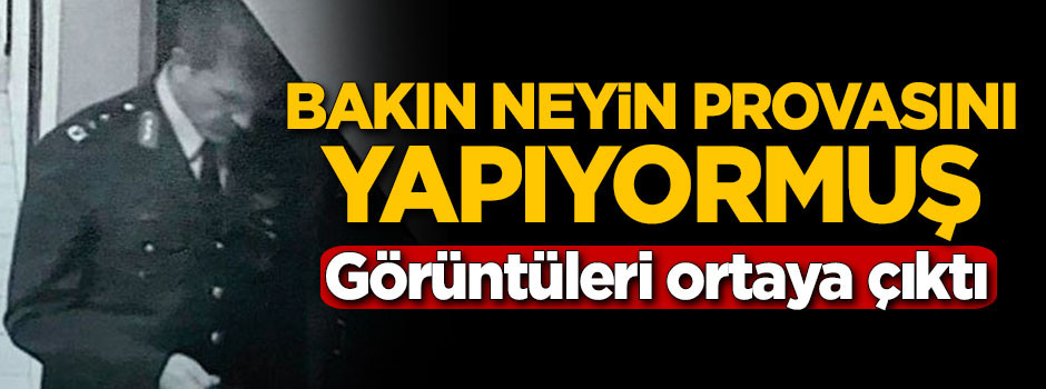 Darbeci generalden darbe bildirisi provası
