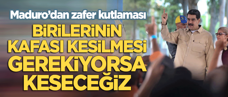 Darbecilere karşı zafer kazanan Maduro'dan kutlama! İlk kez bu kadar sert uyardı