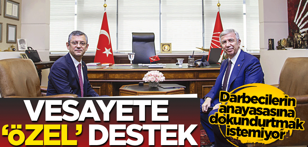 Darbecilerin anayasasına dokundurtmak istemiyor! Vesayete 'Özel' destek