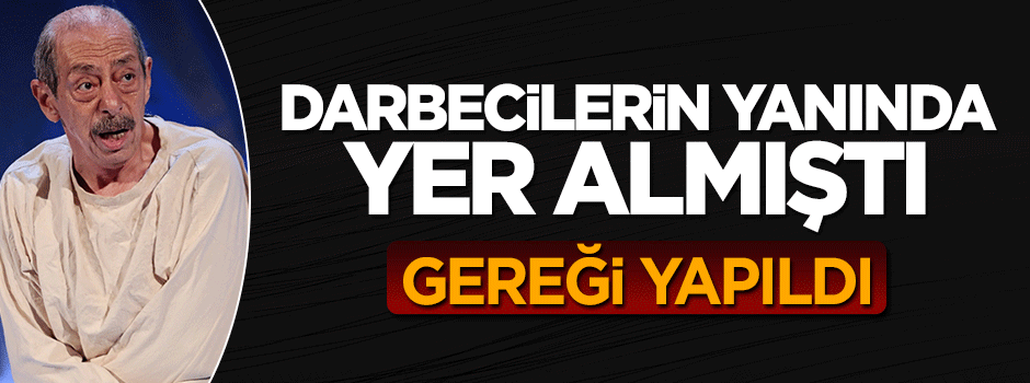 Darbecilerin yanında saf tutan Genco Erkal'ın adı silindi