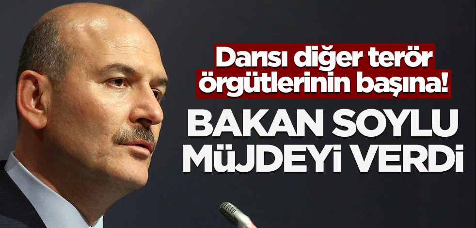 Darısı diğer terör örgütlerinin başına! Bakan Soylu müjdeyi verdi