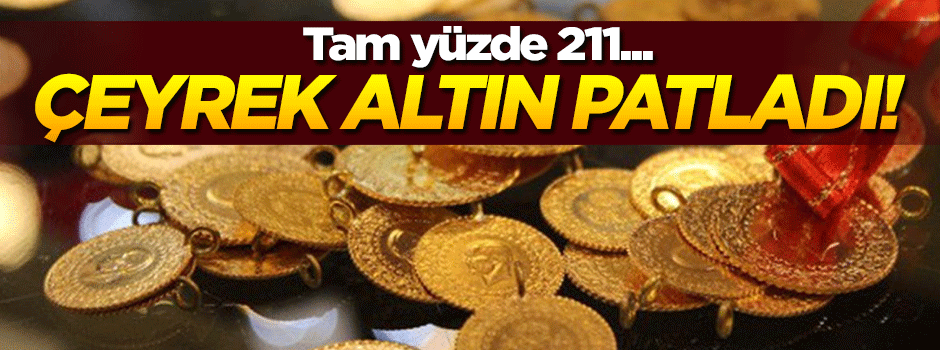 Darphanenin "çeyrek altın" üretimi patladı