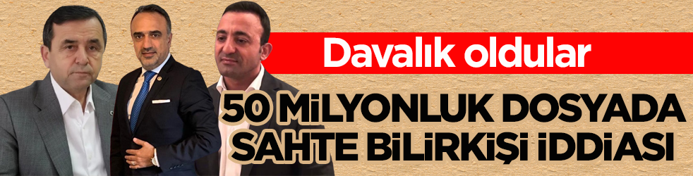 Davalık oldular! 50 milyonluk dosyada sahte bilirkişi iddiası