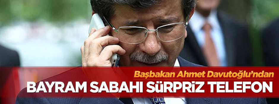 Davutoğlu, bayram sabahı Süleyman Şah Türbesi Koumutanıyla görüştü