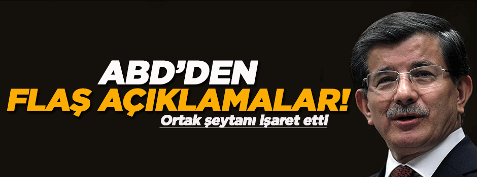 Davutoğlu ABD'de önemli açıklamalarda bulundu