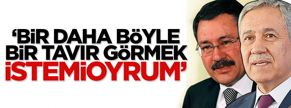 Davutoğlu: Bir daha böyle bir tavır görmek istemiyorum