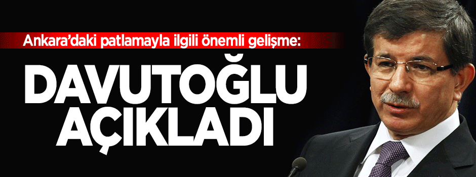 Davutoğlu: Bir isme yaklaştık, örgüt işareti var