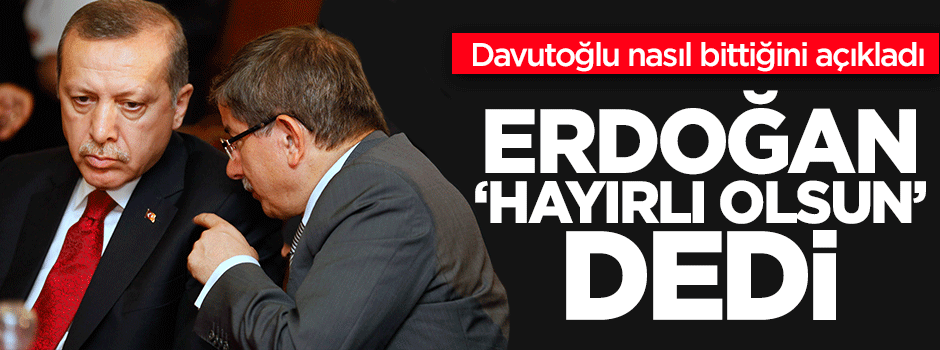 Davutoğlu çözüm sürecinin nasıl bittiğini açıkladı