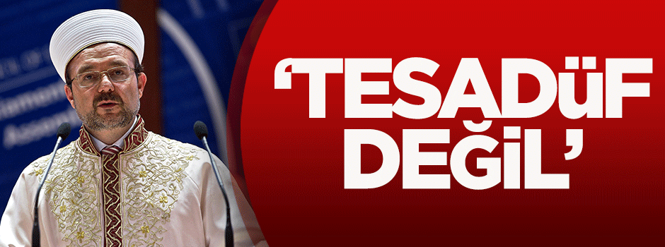 Davutoğlu: Diyanete saldırı tesadüf değil