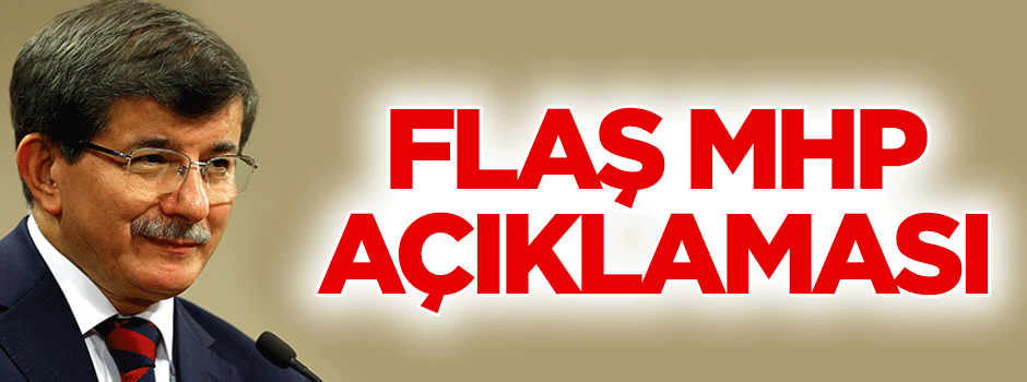 Davutoğlu: Gerekirse MHP‘yle de görüşürüz