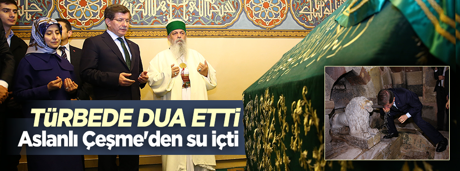 Davutoğlu Hacı Bektaş-i Veli türbesini ziyaret etti