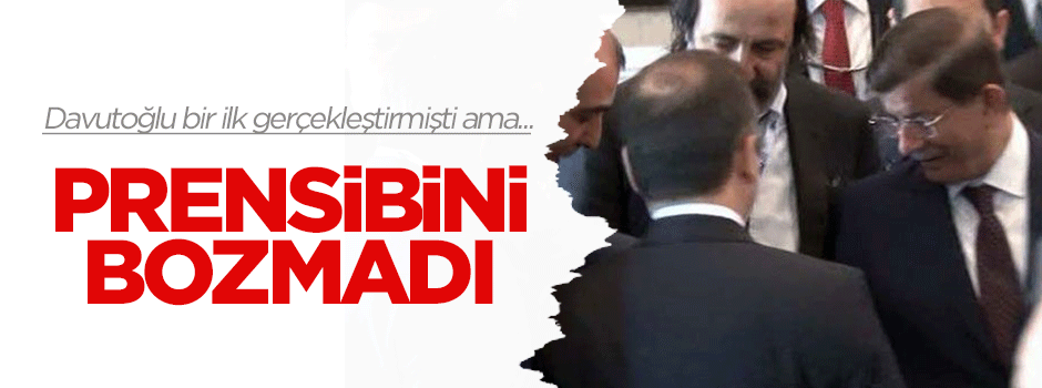 Davutoğlu hediye aldığı ayakkabıları geri iade etti