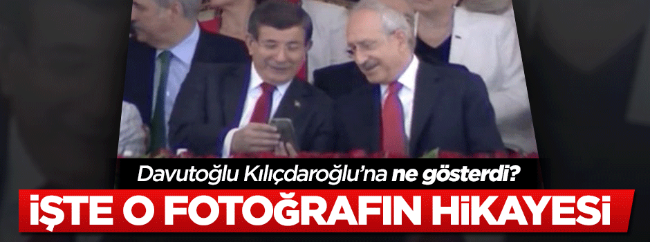 Davutoğlu ile Kılıçdaroğlu ne konuştu? İşte o fotoğrafın hikayesi