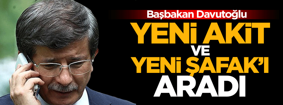 Davutoğlu Karahasanoğlu ve Albayrak'ı aradı!