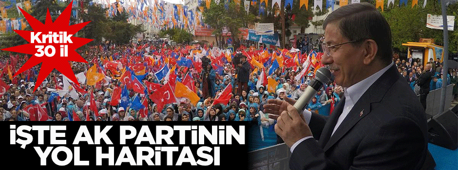Davutoğlu kritik 30 ilde miting yapacak