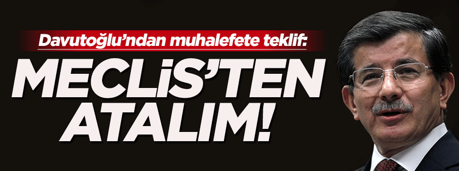 Davutoğlu: Küfürbaz vekiller Meclis'ten atılsın