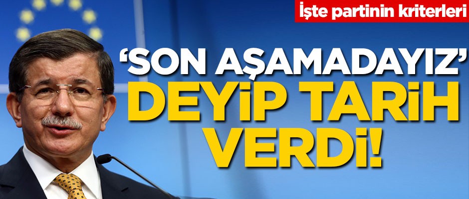 Davutoğlu partiyi ne zaman kuruyor? Açıklama geldi
