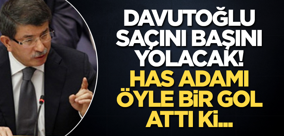 Davutoğlu saçını başını yolacak! Has adamı öyle bir gol attı ki...
