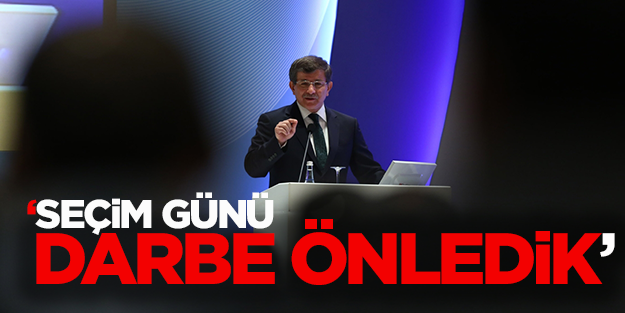 Davutoğlu: Seçim gecesi Irak darbesini önledik