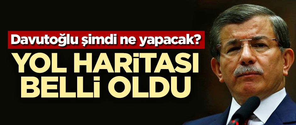 Davutoğlu şimdi ne yapacak? Yol haritası belli oldu