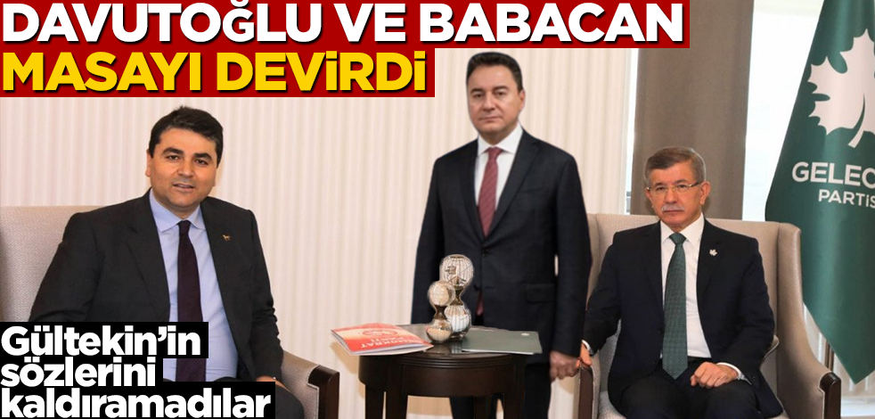 Davutoğlu ve Babacan masayı deviriyor