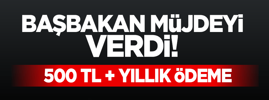 Davutoğlu'dan Kamu işçilerine müjde!