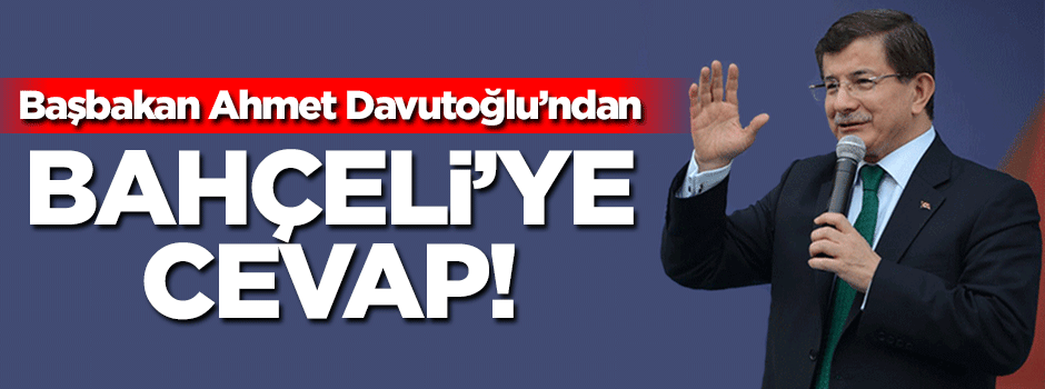Davutoğlu'ndan bahçeli'ye 5. parti cevabı