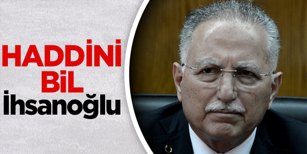 Davudoğlu'ndan Ekmel'e sert cevap