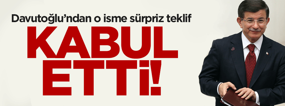 Davutoğlu'ndan Ensaroğlu'na danışmanlık teklifi