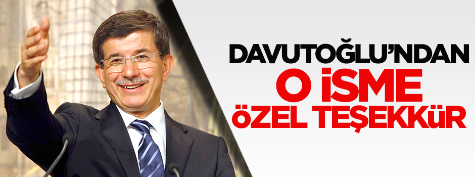 Davutoğlu'ndan Hakan Fidan'a özel teşekkür