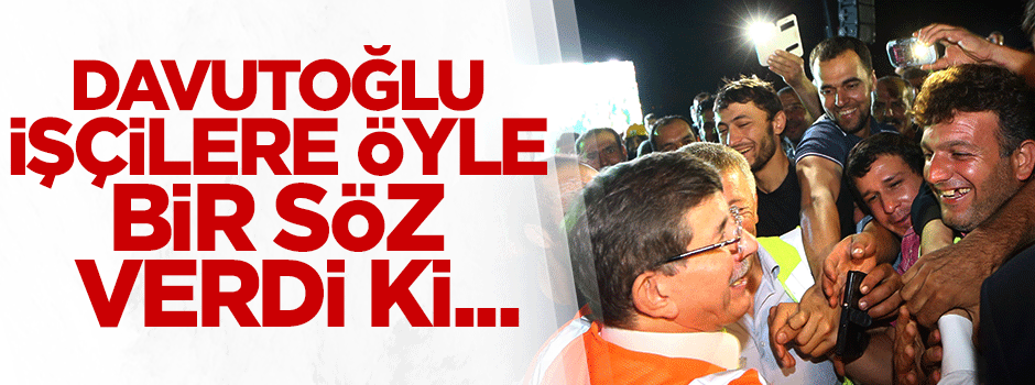 Davutoğlu'ndan köprü bitince toplu düğün sözü
