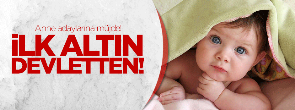 Davutoğlu'ndan müjde: Doğum yapan anneye ilk altın devletten!