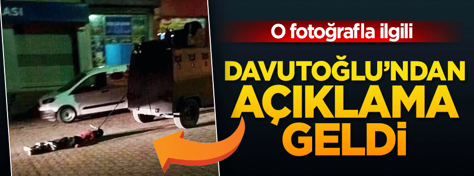 Davutoğlu'ndan o fotoğrafla ilgili açıklama