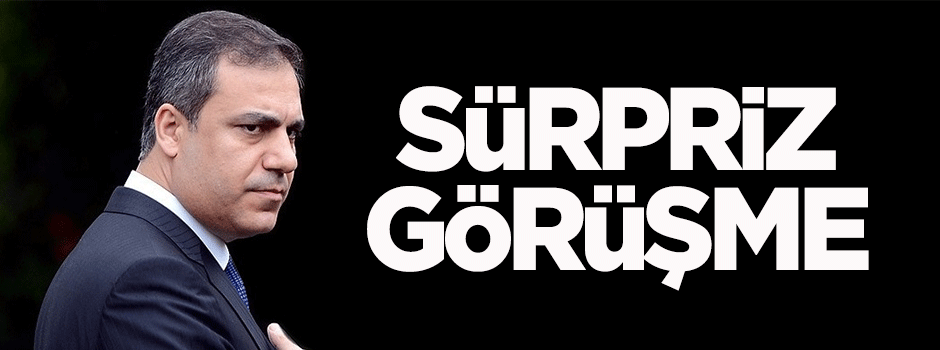 Davutoğlu'ndan sürpriz görüşme