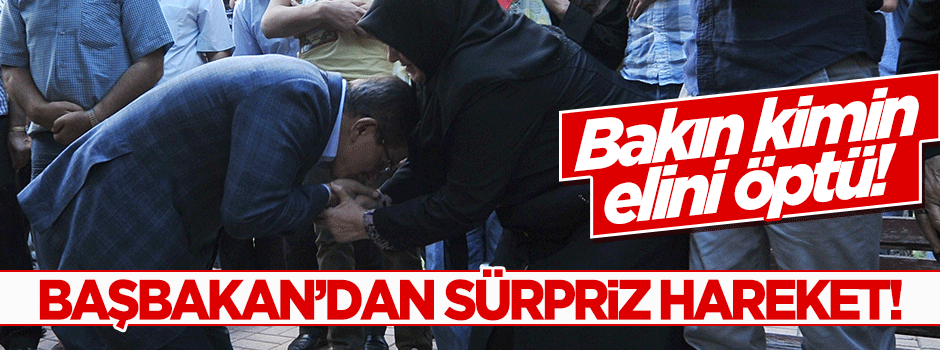 Davutoğlu'ndan sürpriz hareket!