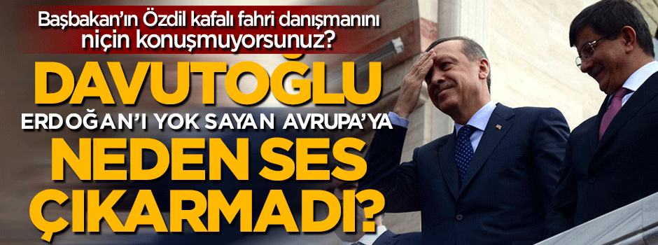'Davutoğlu’nun çevresini niçin konuşmuyorsunuz?'