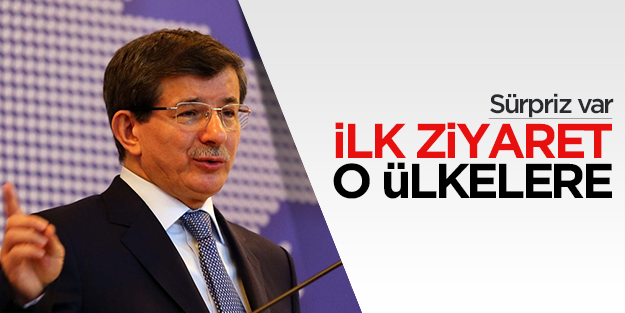 Davutoğlu'nun ilk ziyareti KKTC ve Azerbaycan'a