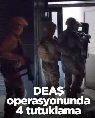 DEAŞ operasyonunda 4 tutuklama