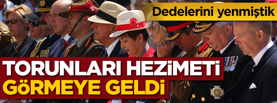 Dedelerini yenmiştik... Torunları hezimeti görmeye geldi
