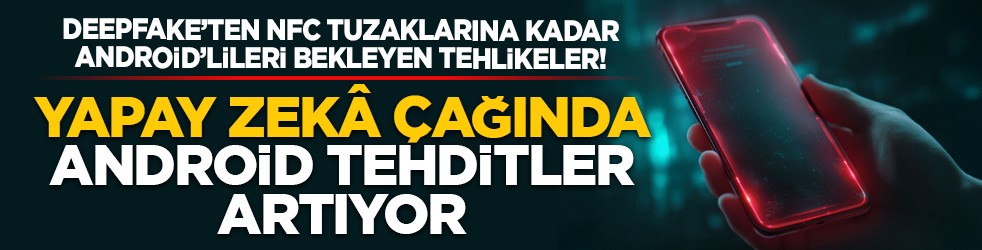 Deepfake’ten NFC tuzaklarına kadar Android’lileri bekleyen tehlikeler! Yapay zekâ çağında Android tehditler artıyor