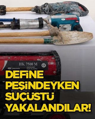 Define peşindeyken suçüstü yakalandılar!