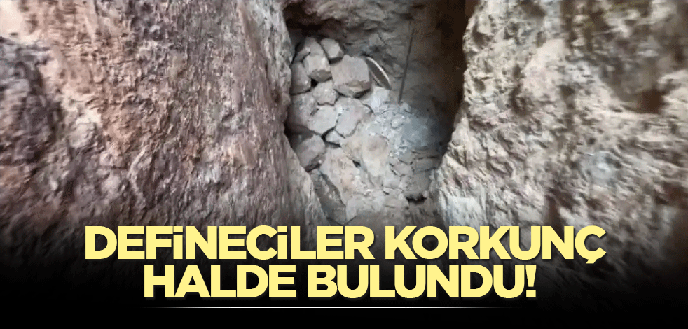Defineciler korkunç halde bulundu!