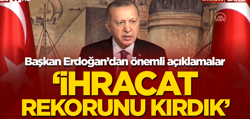 DEİK üyeleri ile toplantı! Başkan Erdoğan bütçe uygulama sonuçlarını açıkladı.