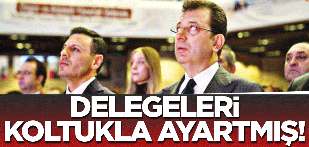 Delegeleri koltukla ayartmış
