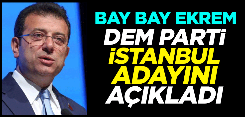 DEM Parti, İstanbul Büyükşehir Belediye Başkanlığı için Meral Danış Beştaş ve Murat Çepni'yi aday gösterdi