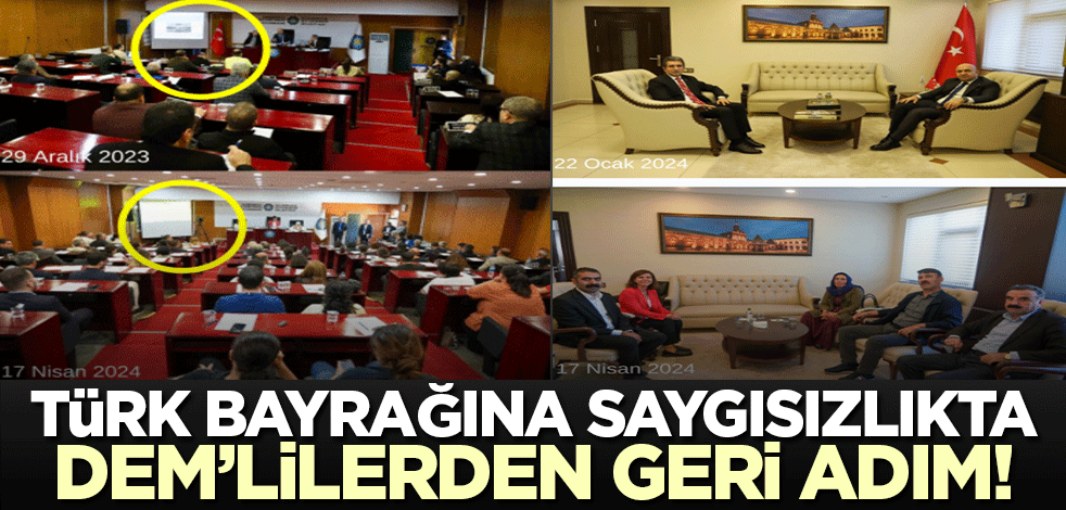 DEM Partili Diyarbakır Belediyesi Türk bayrağı tepkilerinden sonra geri adım attı!