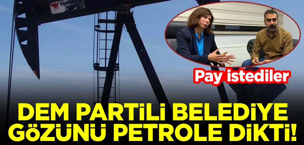 DEM Partili Diyarbakır Büyükşehir Belediyesi gözünü petrole dikti! Yüzde 10 pay istediler