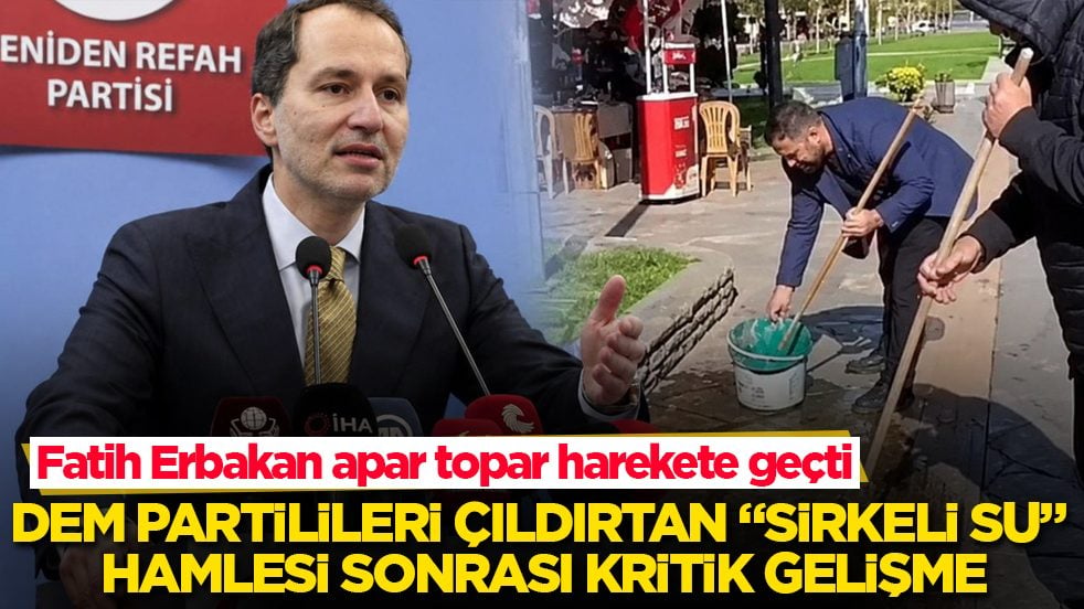 DEM Partilileri çıldırtan &amp;quot;sirkeli su&amp;quot; hamlesi sonrası kritik gelişme!